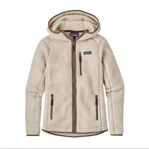 Patagonia retro pile zip hoodie